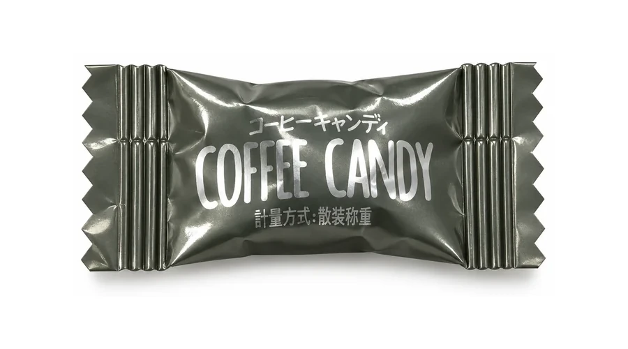 Mocha flavour candy wrapper