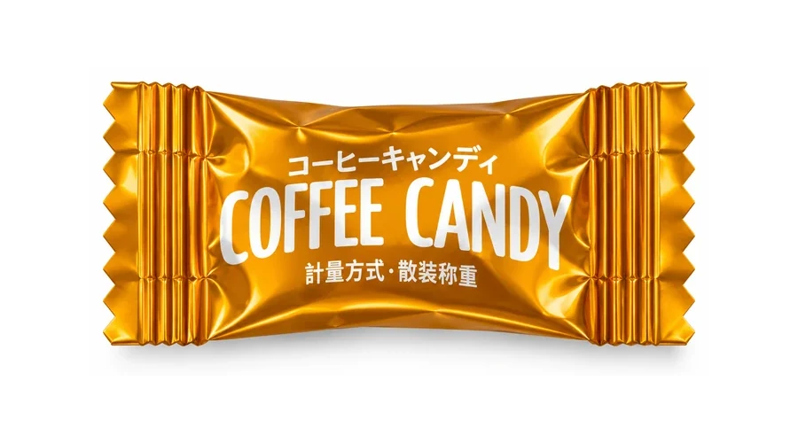 Oatmeal Latte flavour candy wrapper